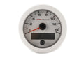 Oceanlink GPS speedometer 0-14 knop 85 mm hvit forfra
