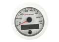Oceanlink GPS-speedometer 0-70 kn 85 mm hvit NMEA 2000 front