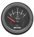 Oljetrykkmåler 12V 0-8 kg/cm² Ø 52 mm innfelling - Vetus forfra
