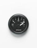 Oljetrykksmåler 12/24V flansch 60 mm innfelling 52 mm - Compass forfra