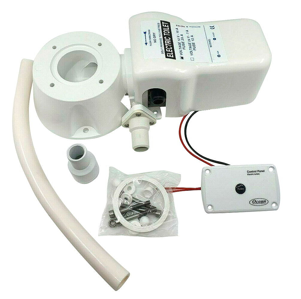 Ombyggingssett elektrisk 12V for manuelt Compass toalett forfra