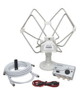 Omnimax TV- og FM-antenne med 21 dB forsterker forfra