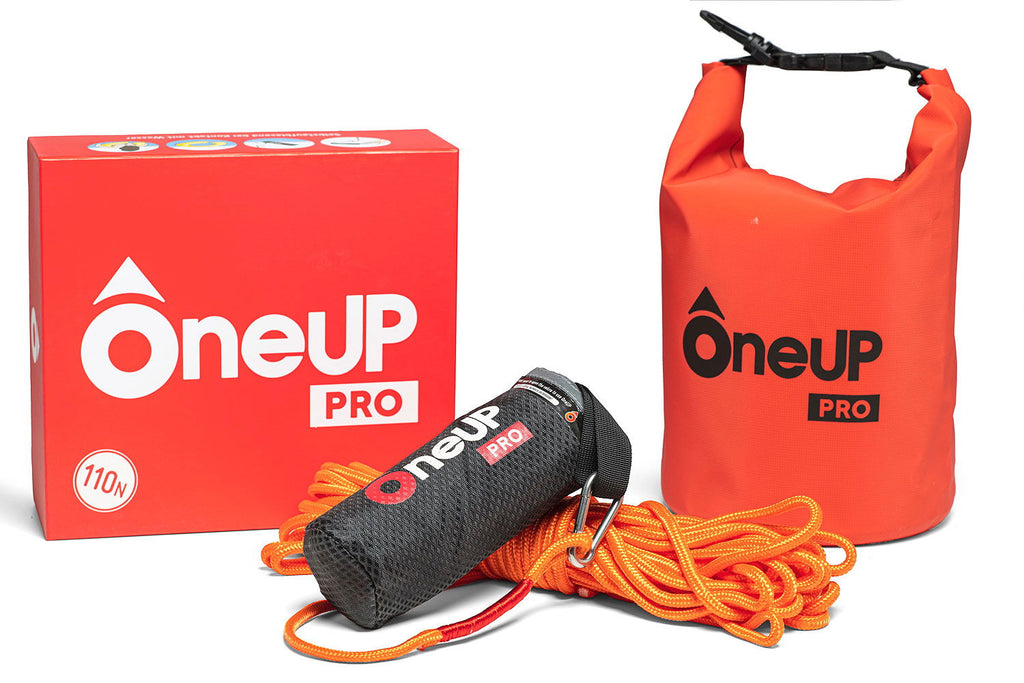 OneUP Nautic PRO sett oppblåsbart redningsutstyr forfra