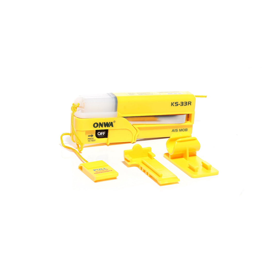 Onwa KS-33R AIS MOB nødpeilesender med GPS bakside
