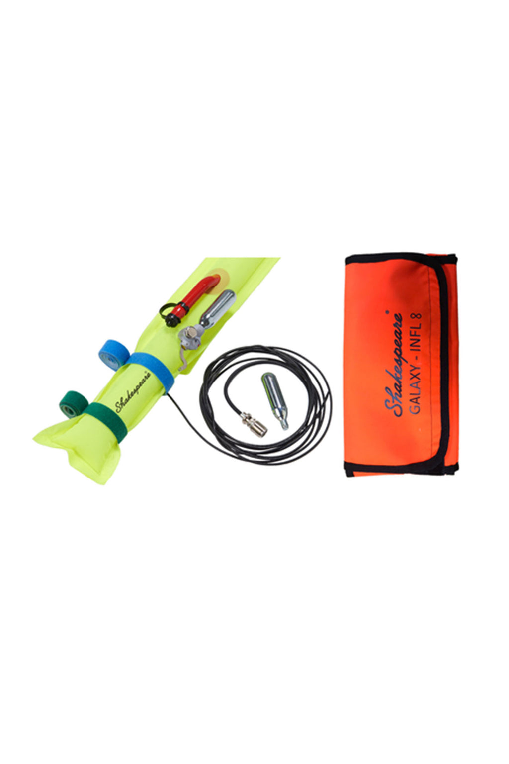 Oppblåsbar nødantenne VHF 3 dB 1,6 m detalj