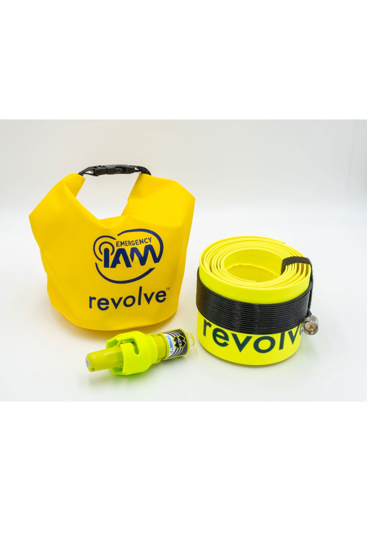 Montert Oppruллbar VHF nødantenne 156-162 MHz AIS 2,5 m IPX7 på båt