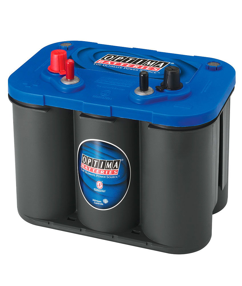 Optima Blue Top batteri 12V 55 Ah Spiralcell 19,7 kg for båtbruk