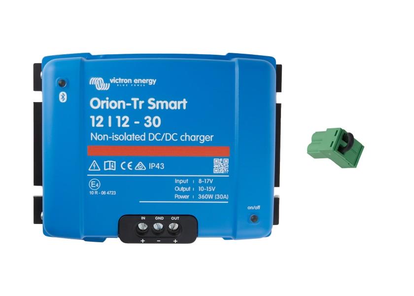 Orion-Tr Smart batteri-til-batteri-lader 12V til 12V 30A Bluetooth installasjon