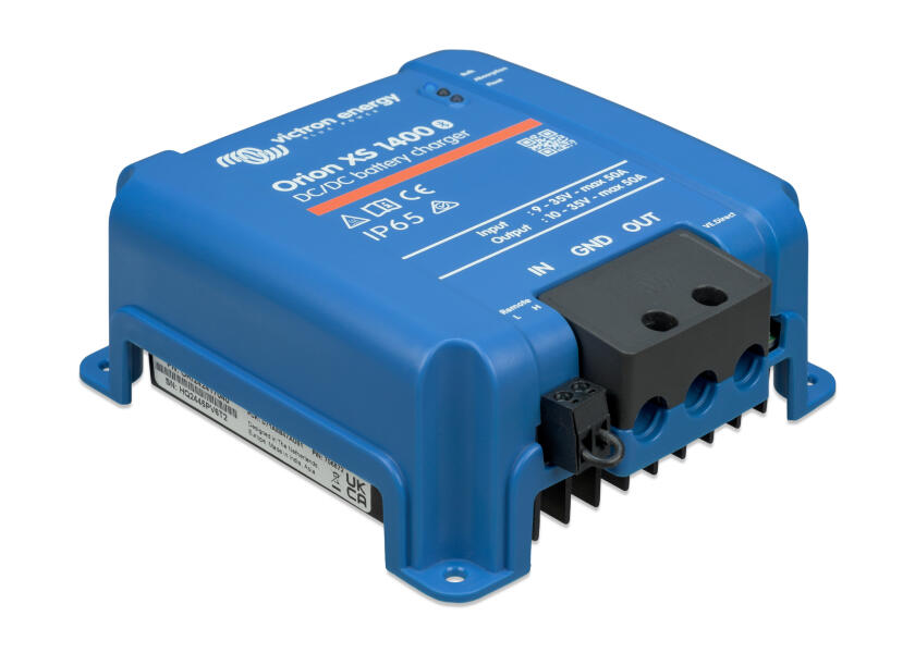 Orion-XS 1400 batteri-til-batteri-lader 50 A montert i båt