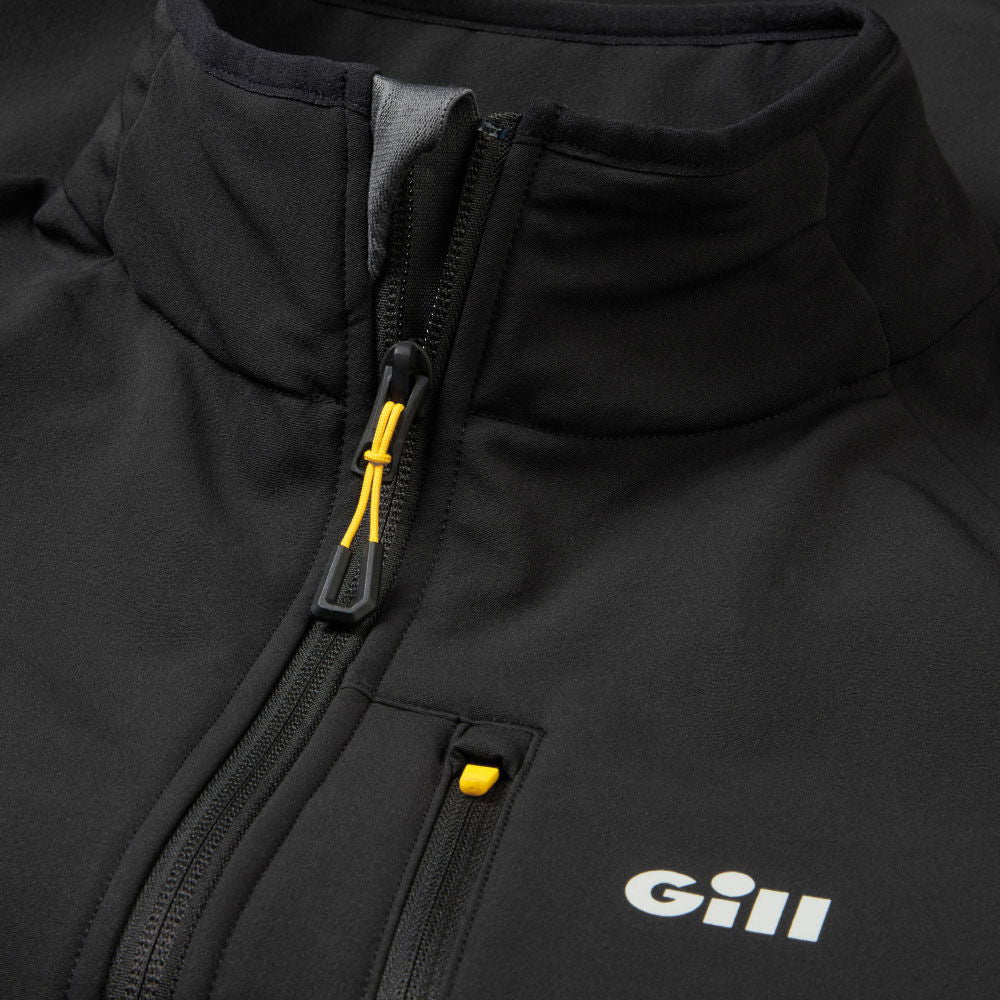 Detalj av OS Performance seiljakke SHIELD® vannavvisende glidelås
