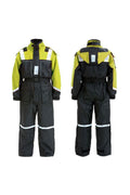Overall med 50N oppdrift EN ISO 12402-6 sort gul - Marine 1852 forside