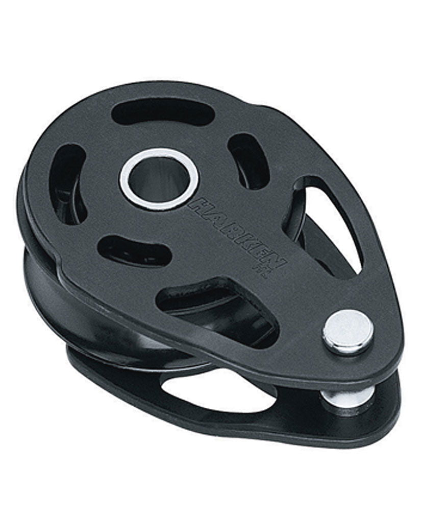 Padeye blokk 57 mm maks tau 16 mm 1900 kg bruddlast fra Harken forfra