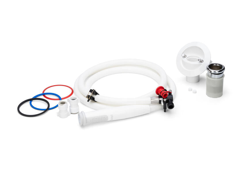 Pakking av Dekksdusjsett TWIST med mikser 2,5 m slange