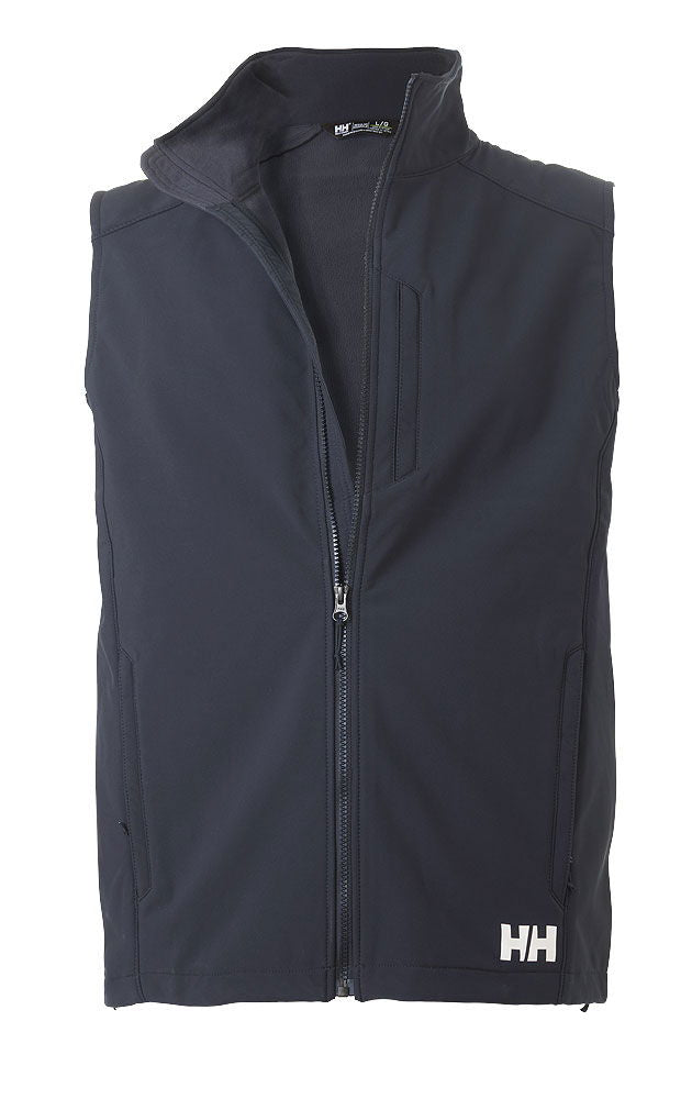 Paramount softshellvest vanntett vindtett med membran forfra