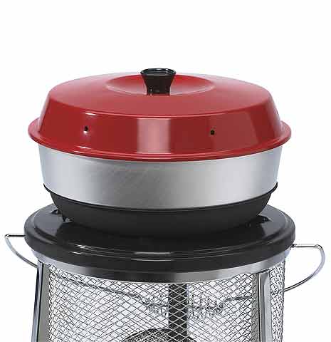 Petroleumsovn 2300 kW/h 5,2 liter tank 17 timer bakside