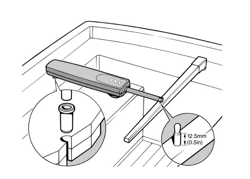 Pinnepilot TP 10 12V maks 3700 kg 65 kg skyvekraft bilde 16