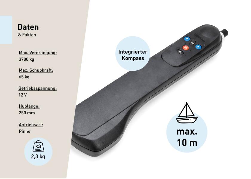 Pinnepilot TP 10 12V maks 3700 kg 65 kg skyvekraft bilde 17