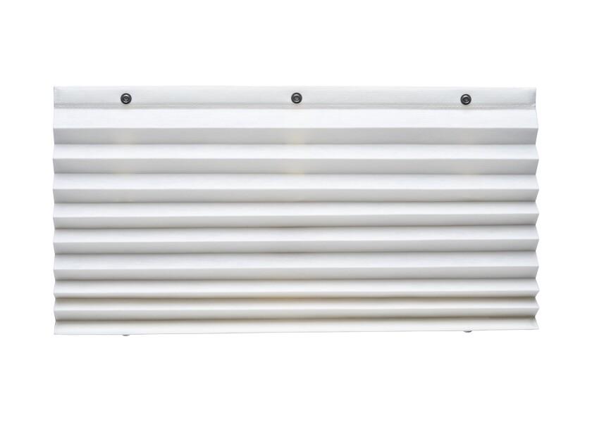 Plisségardin SKYSOL PLEATEDSHADE krem monteringsdetalj
