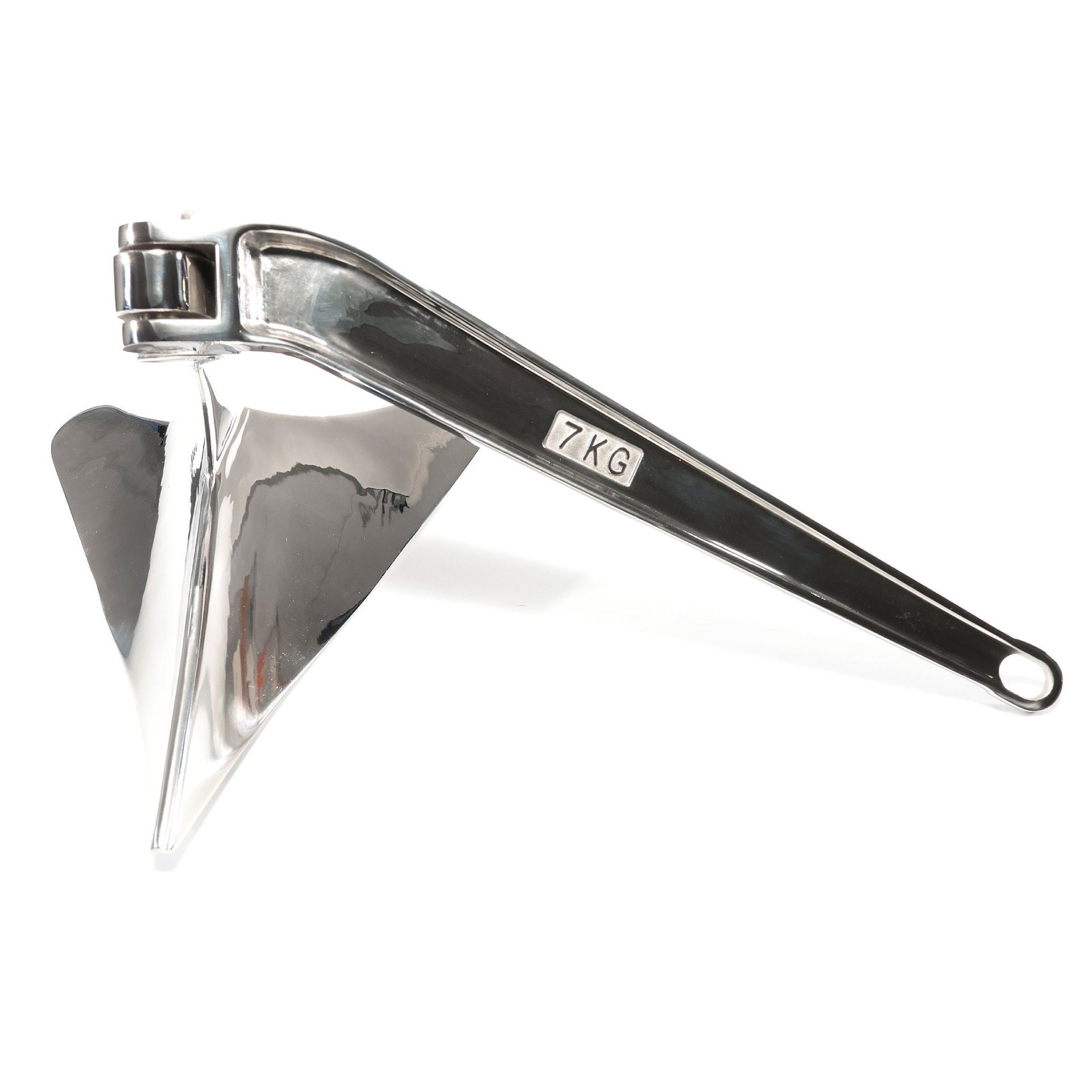 Ploganker rustfritt stål 7 kg - Compass bakside