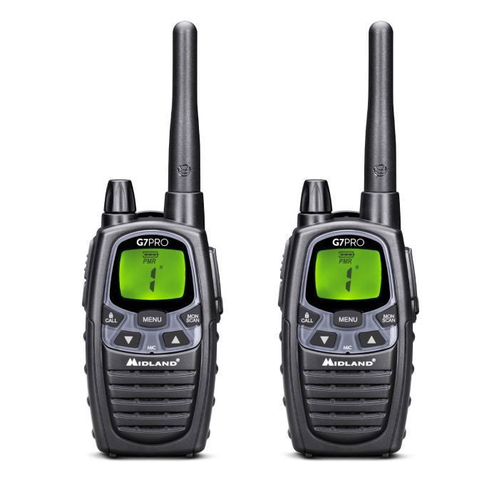 PMR446 radio 2-paks koffert G7 Pro forfra