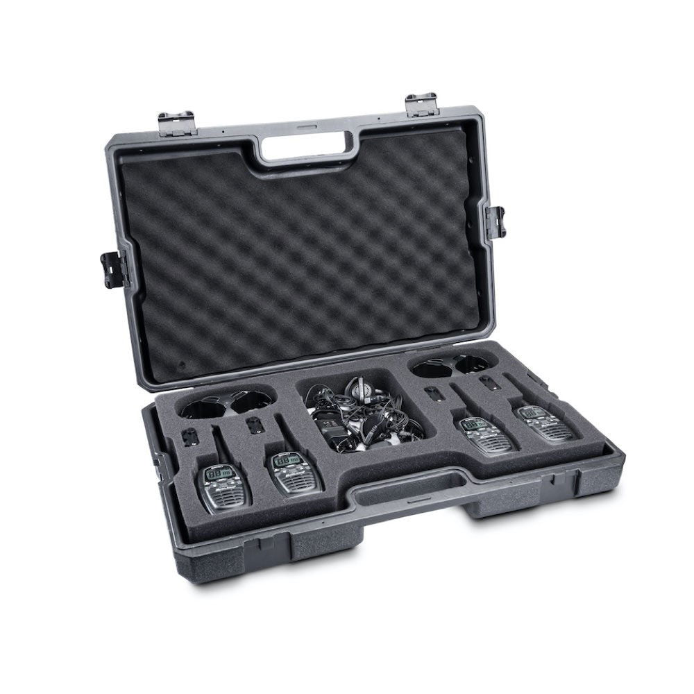 PMR446 radio 4-paks koffert G7 Pro montert på belte