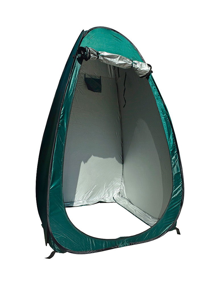 Pop up toalett- og dusjtelt 120x120x190 cm polyester forfra
