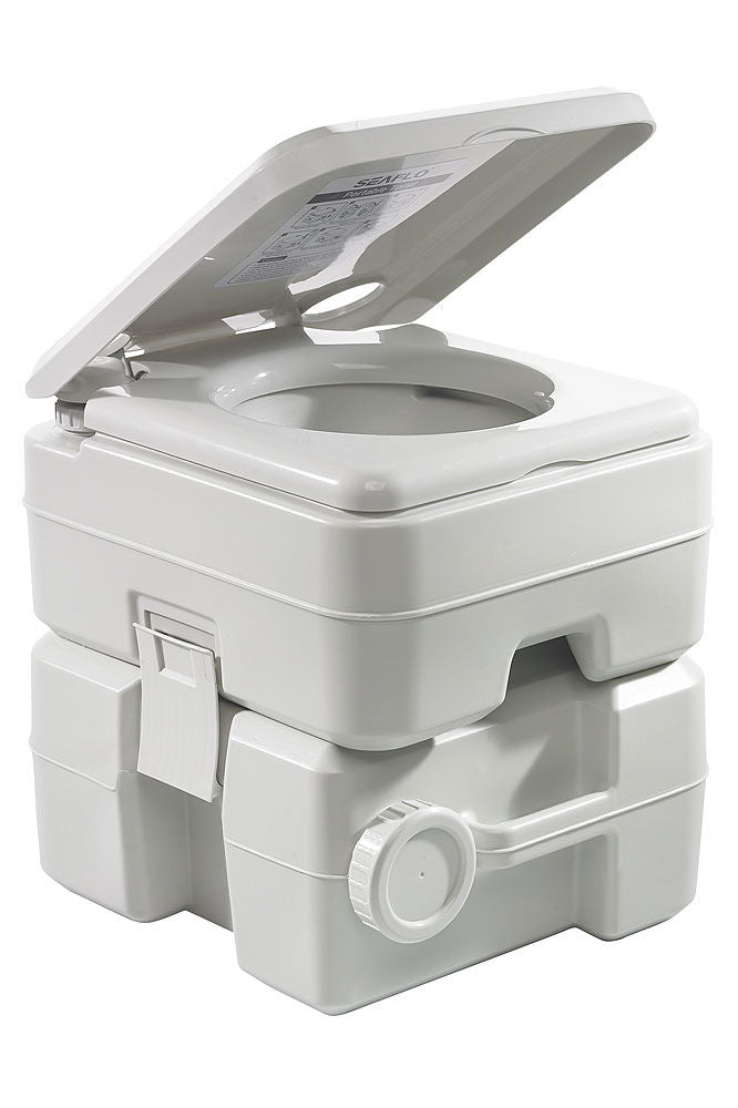 Portabelt båttoalett 10 liter - Compass bakside