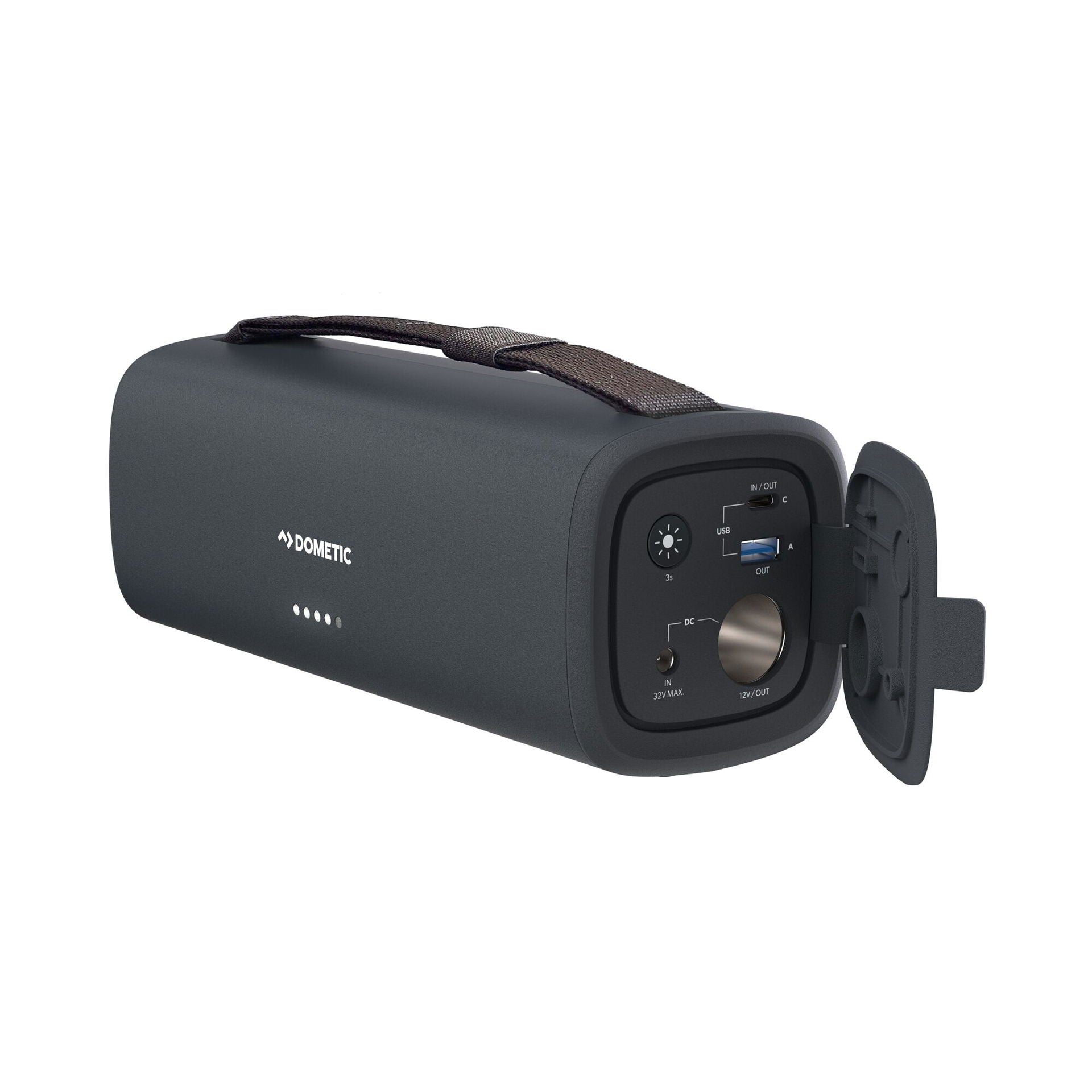 Portabelt LiFePO4-batteri 15 Ah 192 Wh 12V forfra