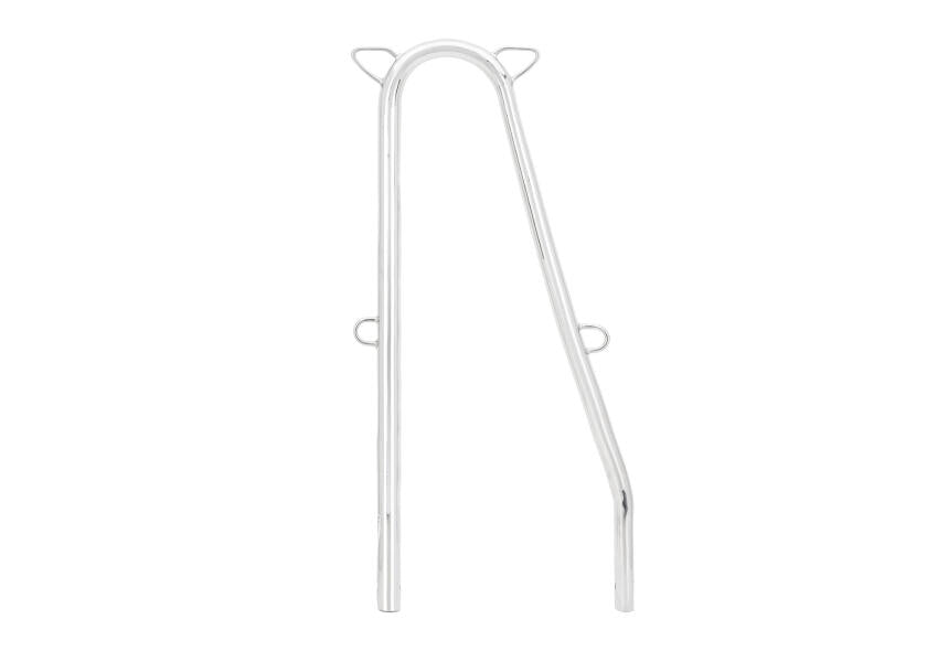 Portstøtte rustfritt stål AISI 316 Ø25 mm 615 mm forfra