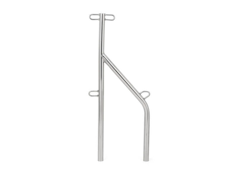 Detalj av Portstøtte rustfritt stål AISI 316 Ø25 mm 642 mm for Jeanneau Sun Odyssey
