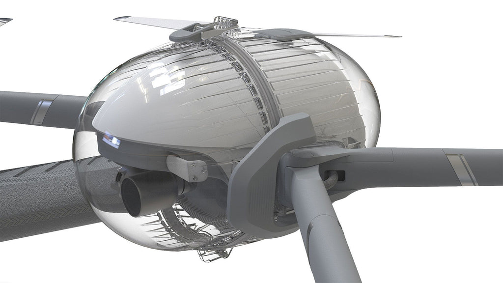 PowerEgg X Weatherproof drone 4K vanntett detalj