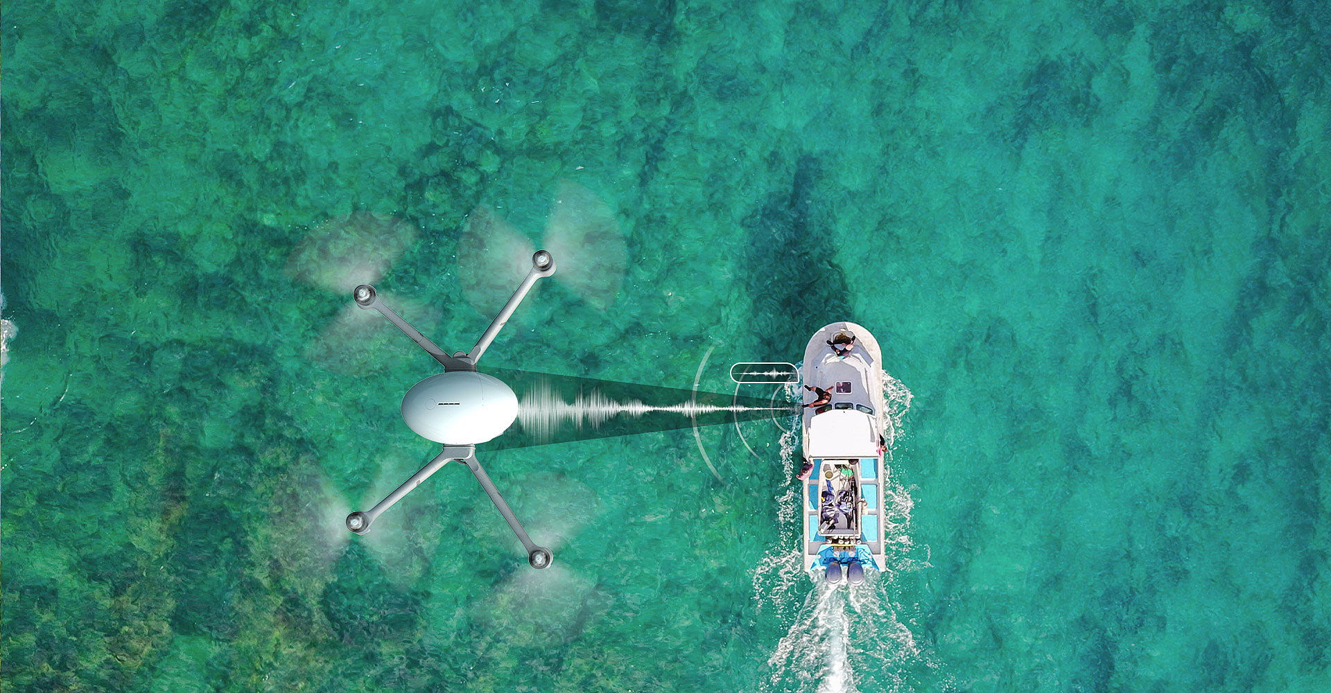 PowerEgg X Weatherproof drone 4K vanntett i bruk