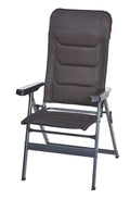 Premium Black hvilestol 3D mesh aluminium forfra