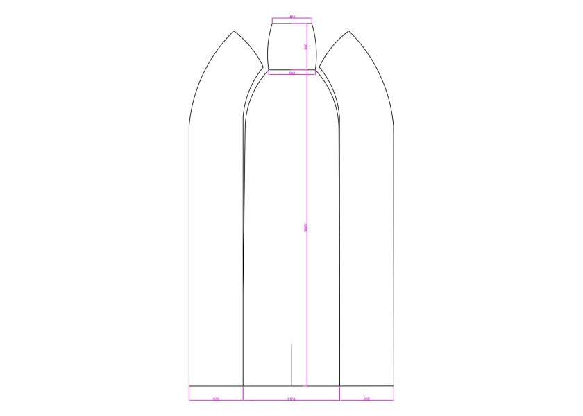 Presenning til gummibåt PRO SPORT 350 423x238 cm - SEATEC nærbilde av tauverk
