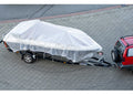 Presenning polyetylen 4 x 3 m 300 g/m² UV-bestandig hvit forfra