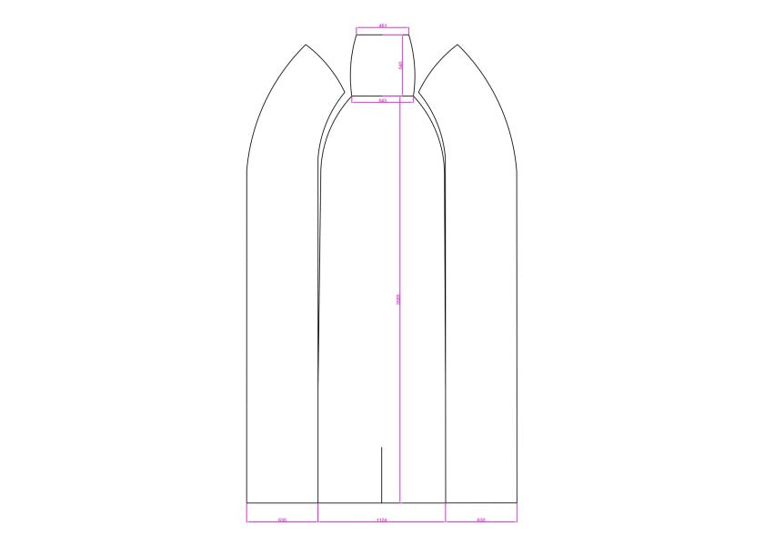 Presenning til gummibåt 413x238 cm GT SPORT 330/ADVENTURE 350 - SEATEC nærbilde