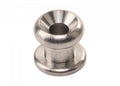 Presenningknapp rustfritt stål 11 x 10 mm AISI 316 forfra