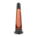 Q-Tower 1200 elektrisk terrassevarmer 1200W karbon forfra