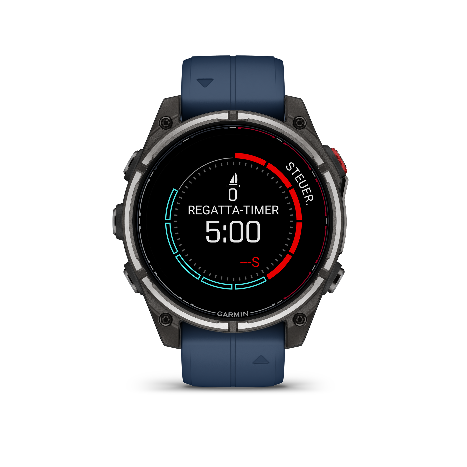 Detalj av Quatix 8 Pro marine multisport smartwatch display