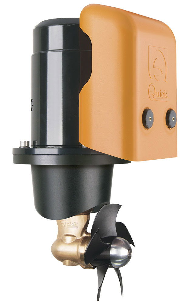 Quick baugpropellsett BTQ 110-25 12V 1,3 kW tunnel 110 mm forfra