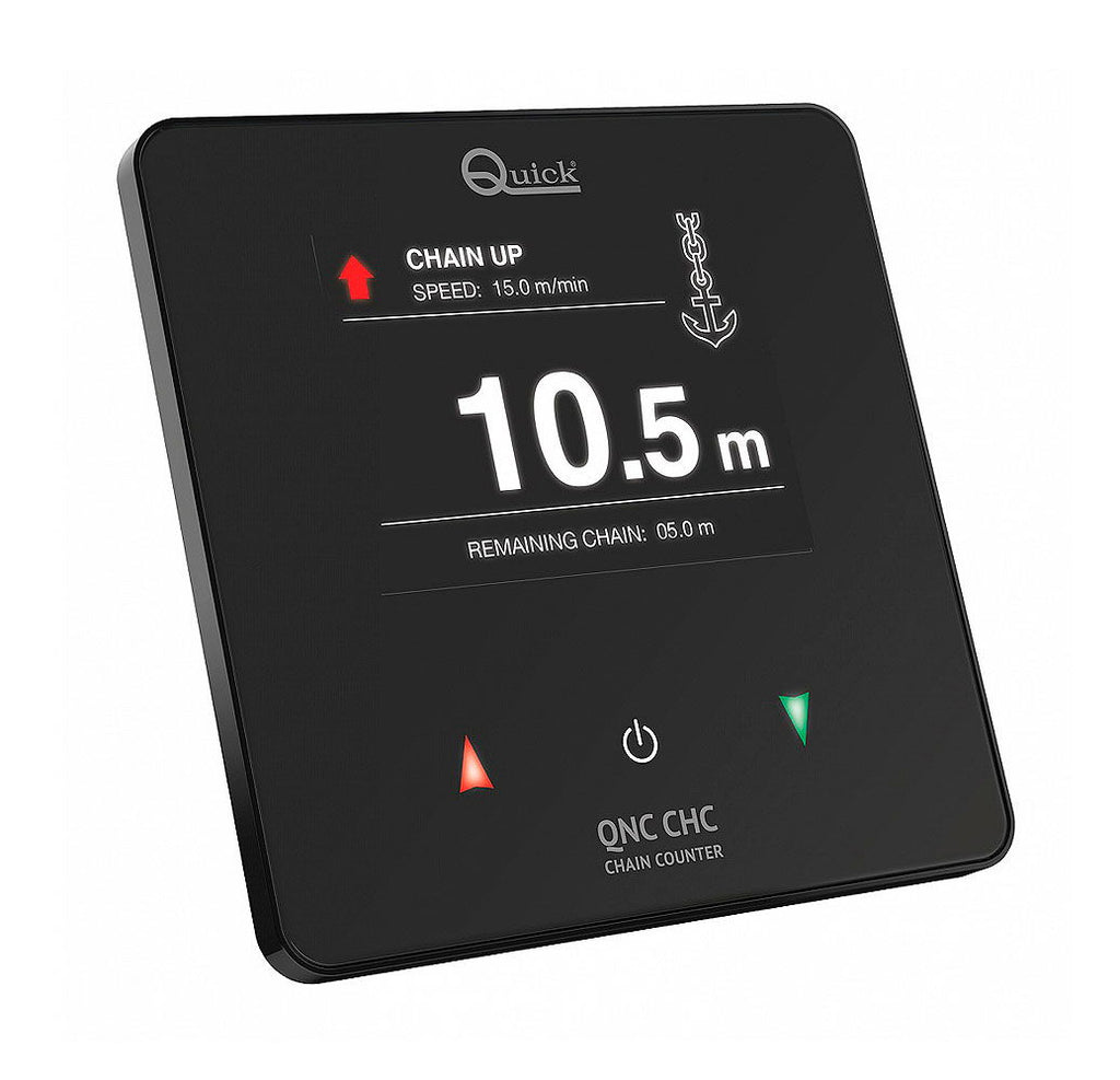 Quick QNC CHC kjettingteller montert i båt