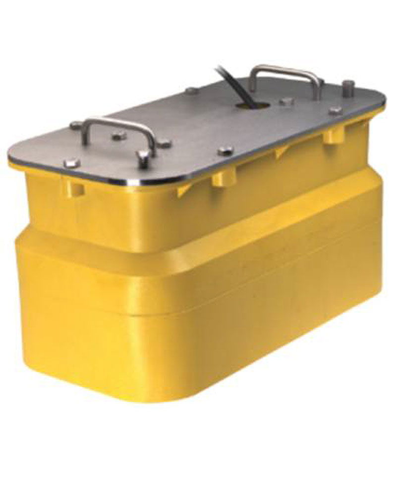 R111LM Broadband-sensor 2 kW dybde og temperatur 9 m kabel forfra