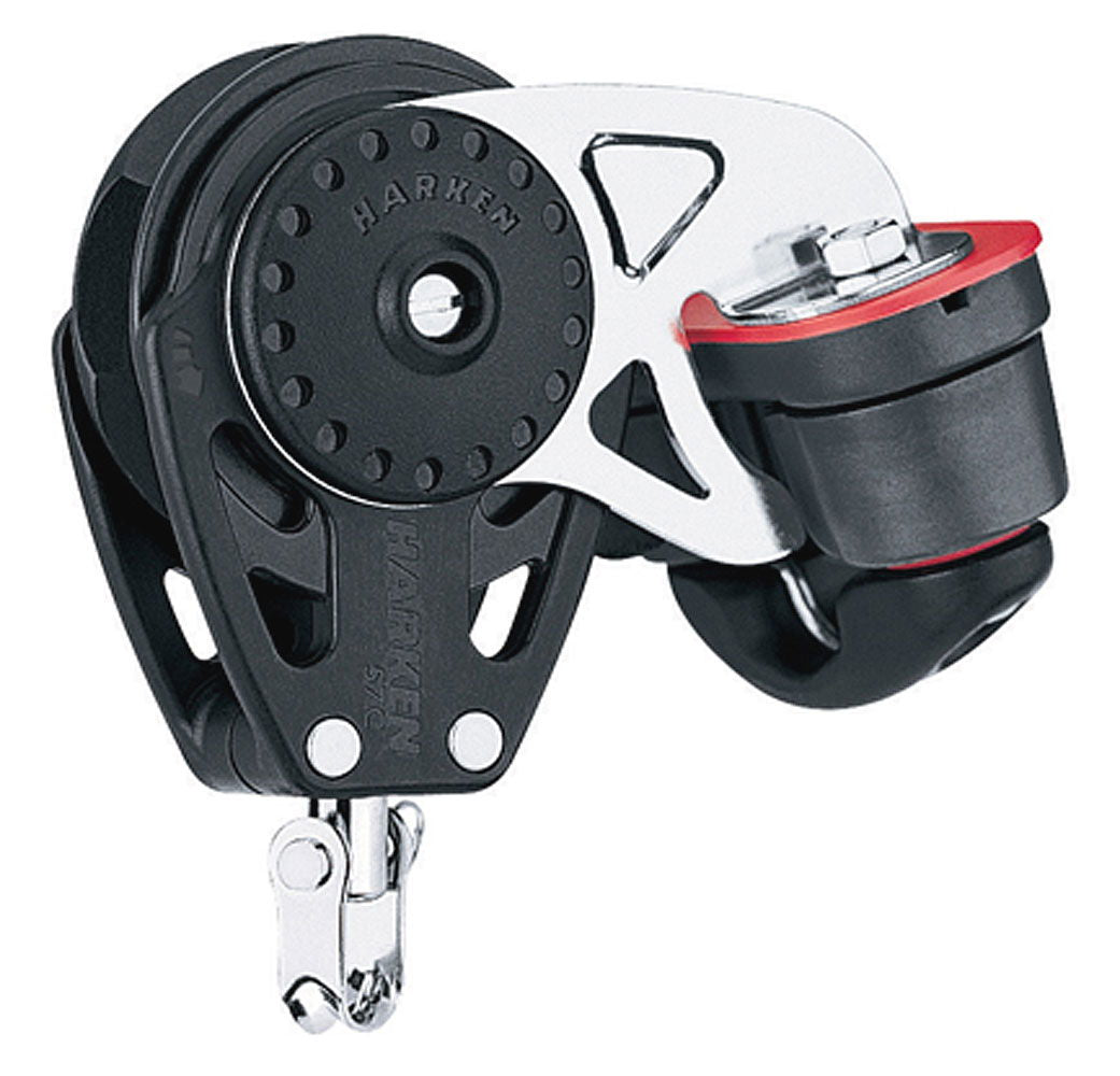 Ratchetblokk 57 mm Carbo ratchet-automatisk med klemme 340 kg - Harken forfra
