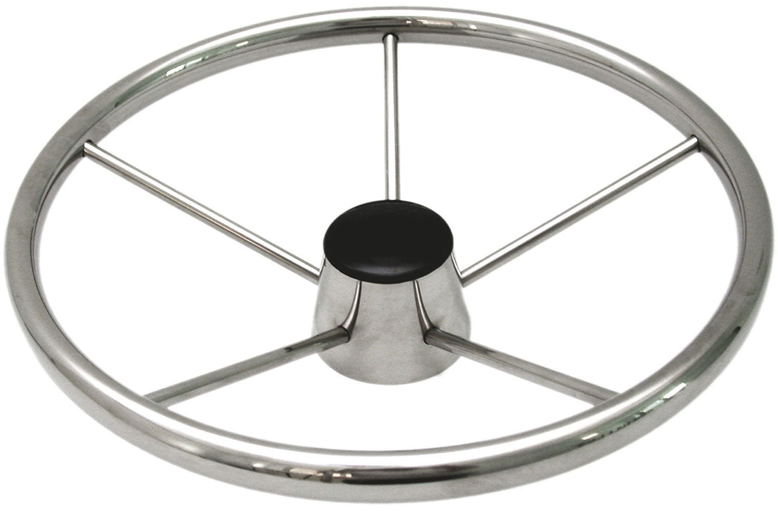 Ratt 5-eiker rustfritt stål AISI 316 343 mm forfra