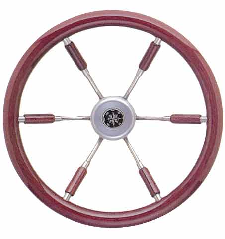 Ratt Prestige 6-eiket mahogni og rustfritt stål 360 mm forfra