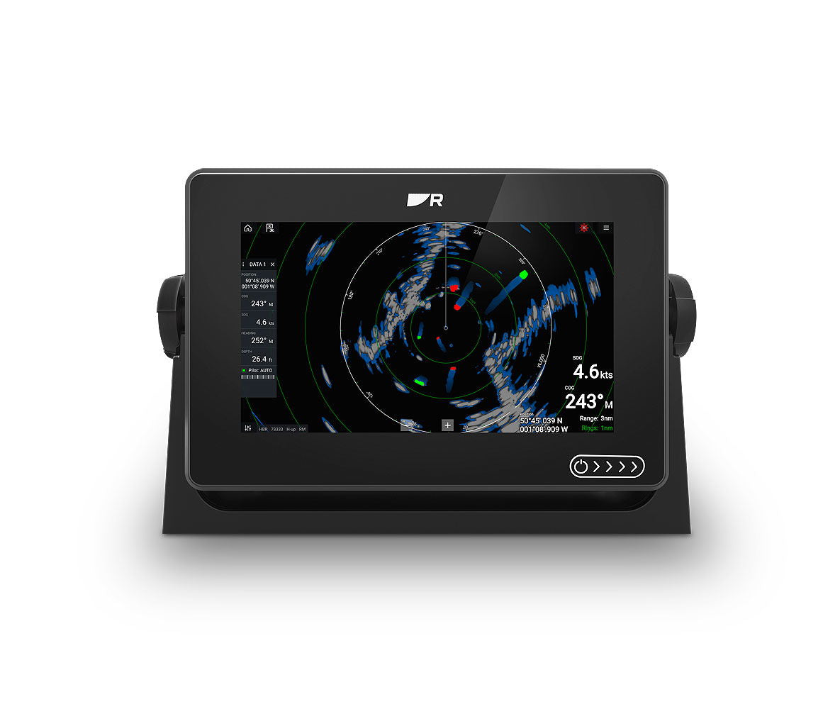 Raymarine Axiom+ 7 tommer kartplotter med kartvisning