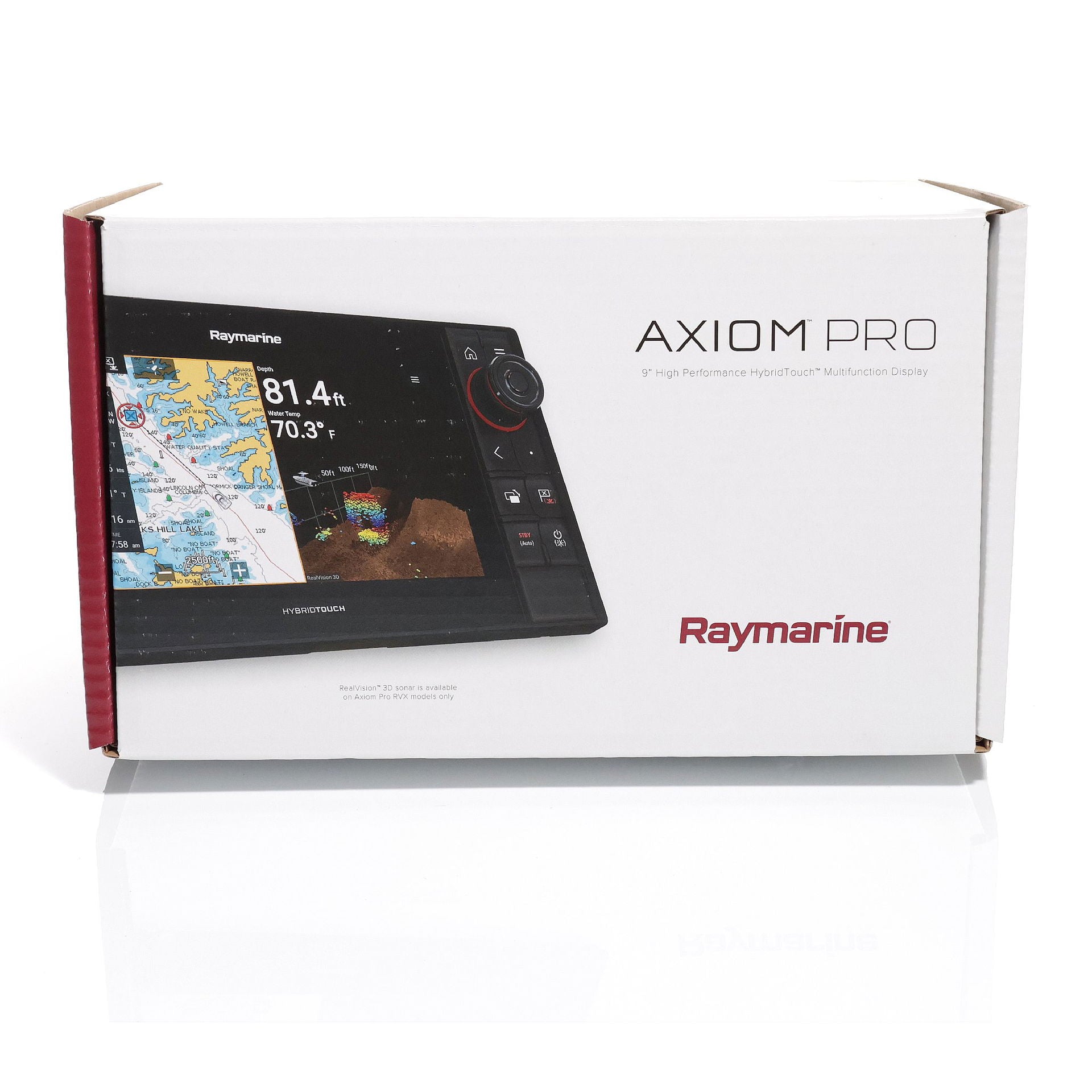 Raymarine Axiom Pro 9 kartplotter brukergrensesnitt