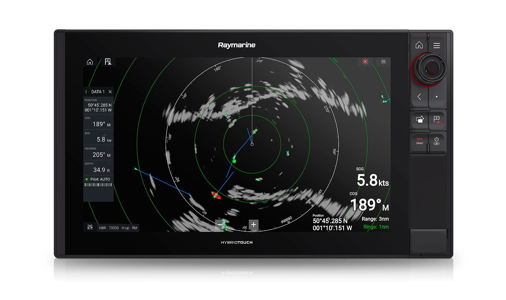 Raymarine Doppler-radar Kvantum 2 Kvantum 24 bakside