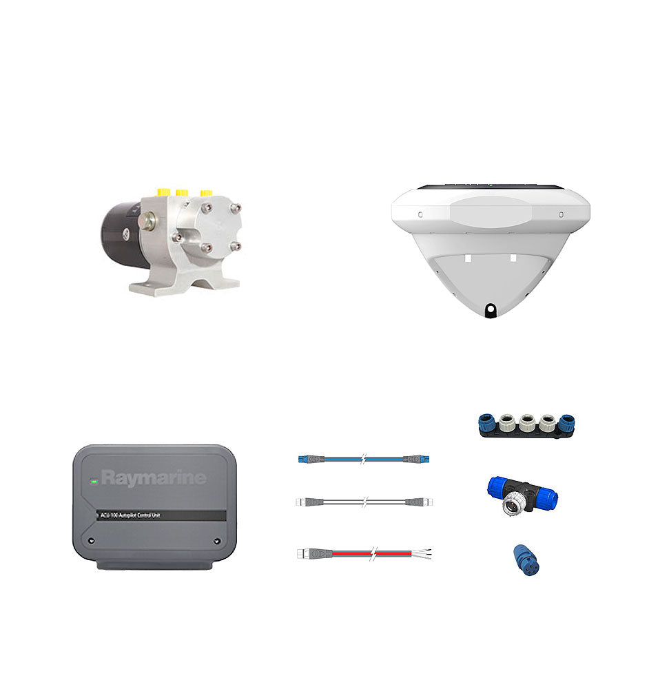 Raymarine Evolution EV-100 Powerpilot med ACU-100 og hydraulikkpumpe 0,5