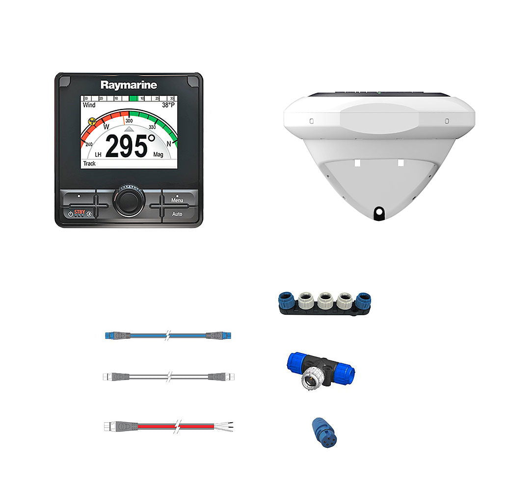 Raymarine Evolution EV-2 DBW autopilotpakke med P70Rs forfra